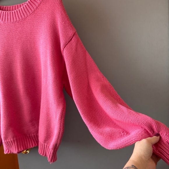 Princess Polly Harmony Pink Oversized Pullover Sweater L/XL - Picture 5 of 9